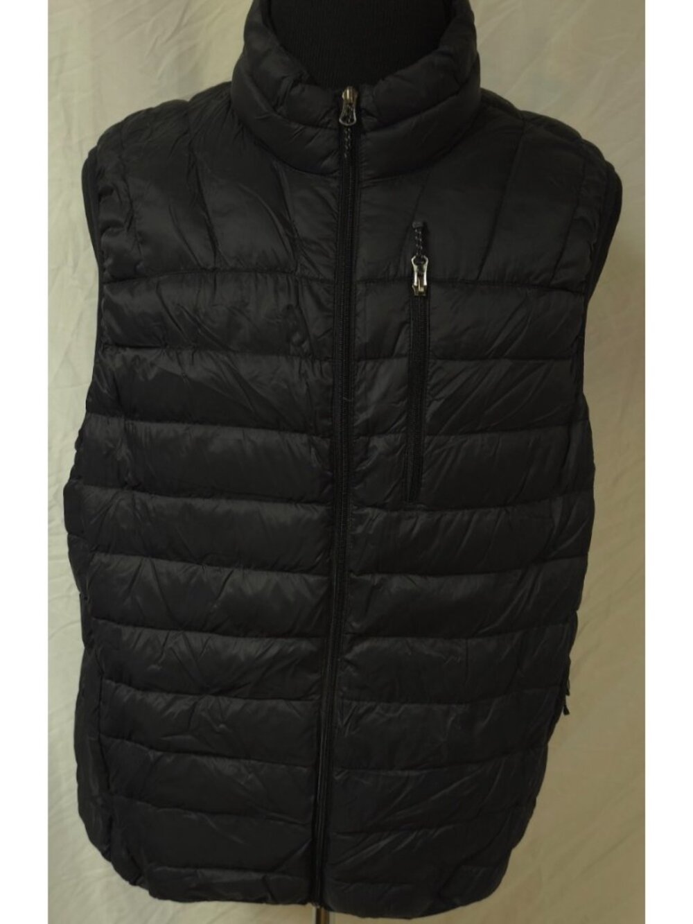 Hawks & Co Sports Performance Vest Men XL Black Duck Down Puffer Quilted Jacket